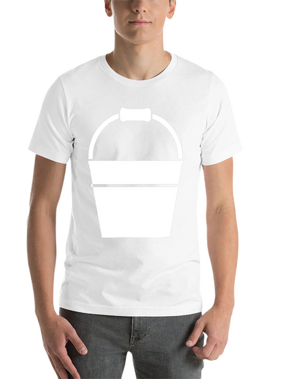 Bucket Graphic Tee - Black Cotton T-Shirt