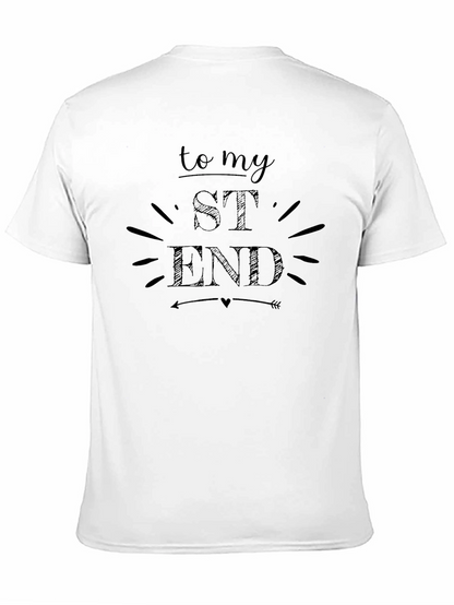 To My St End Graphic Tee - Black