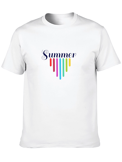 Summer Vibes Black Graphic Tee