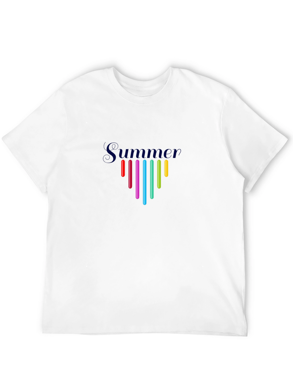 Summer Vibes Black Graphic Tee