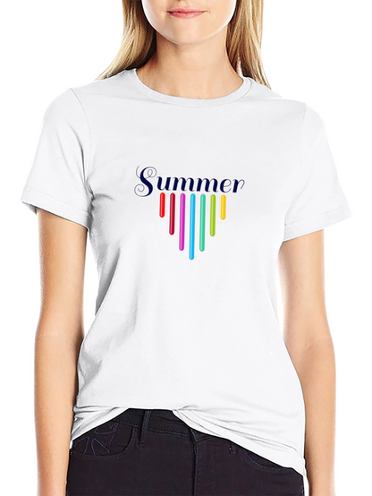 Summer Vibes Black Graphic Tee