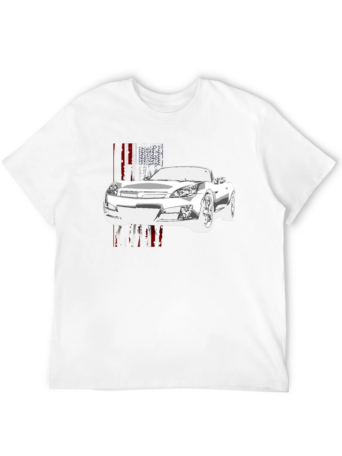 Car Graphic Black T-Shirt