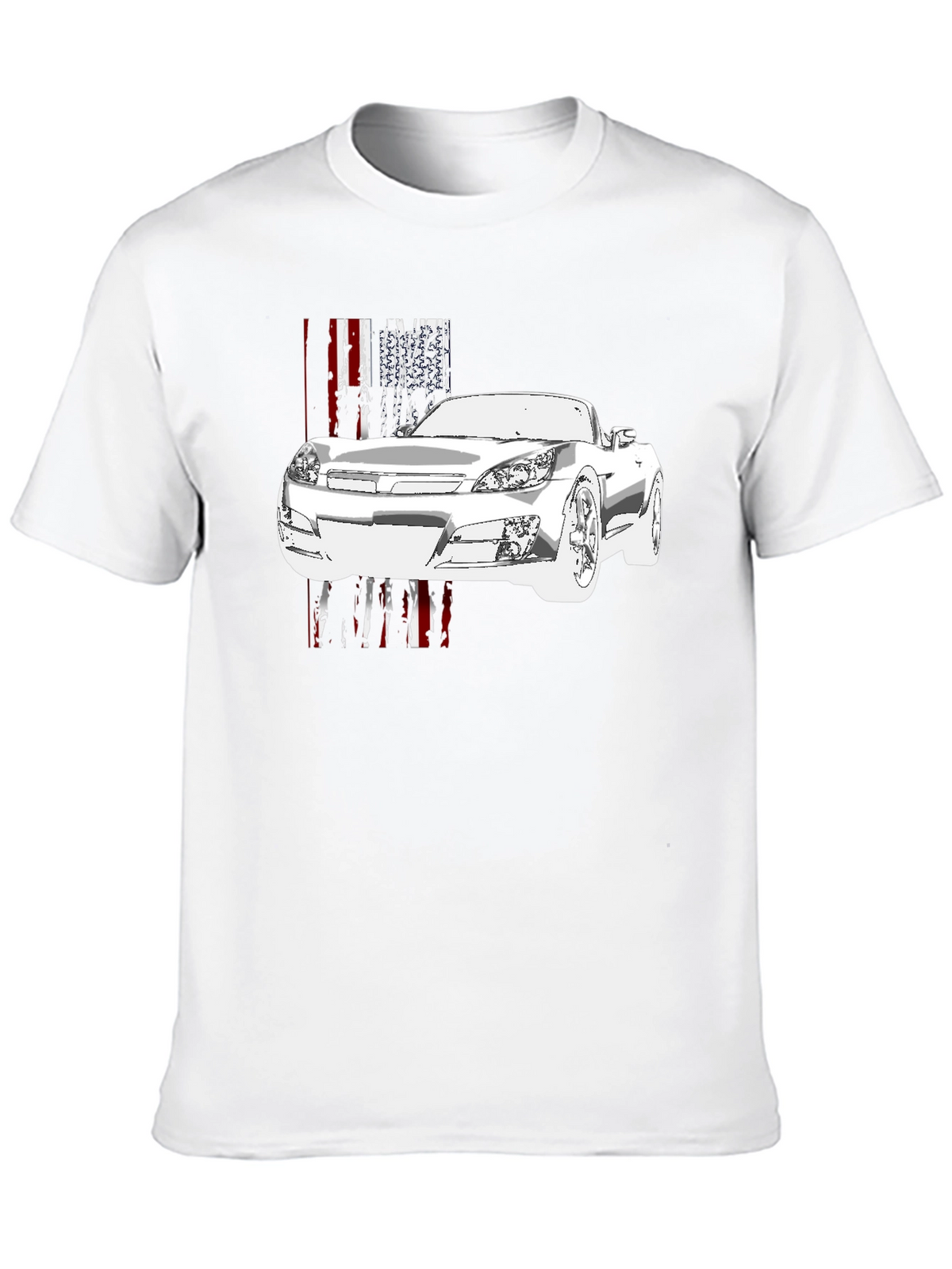 Car Graphic Black T-Shirt