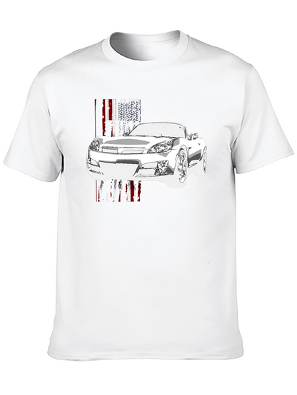 Car Graphic Black T-Shirt