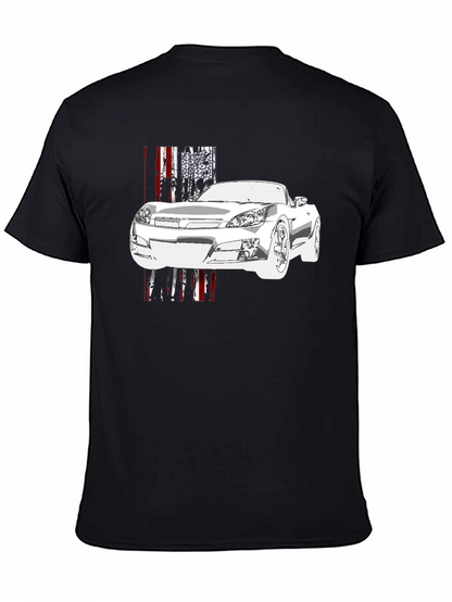 Car Graphic Black T-Shirt
