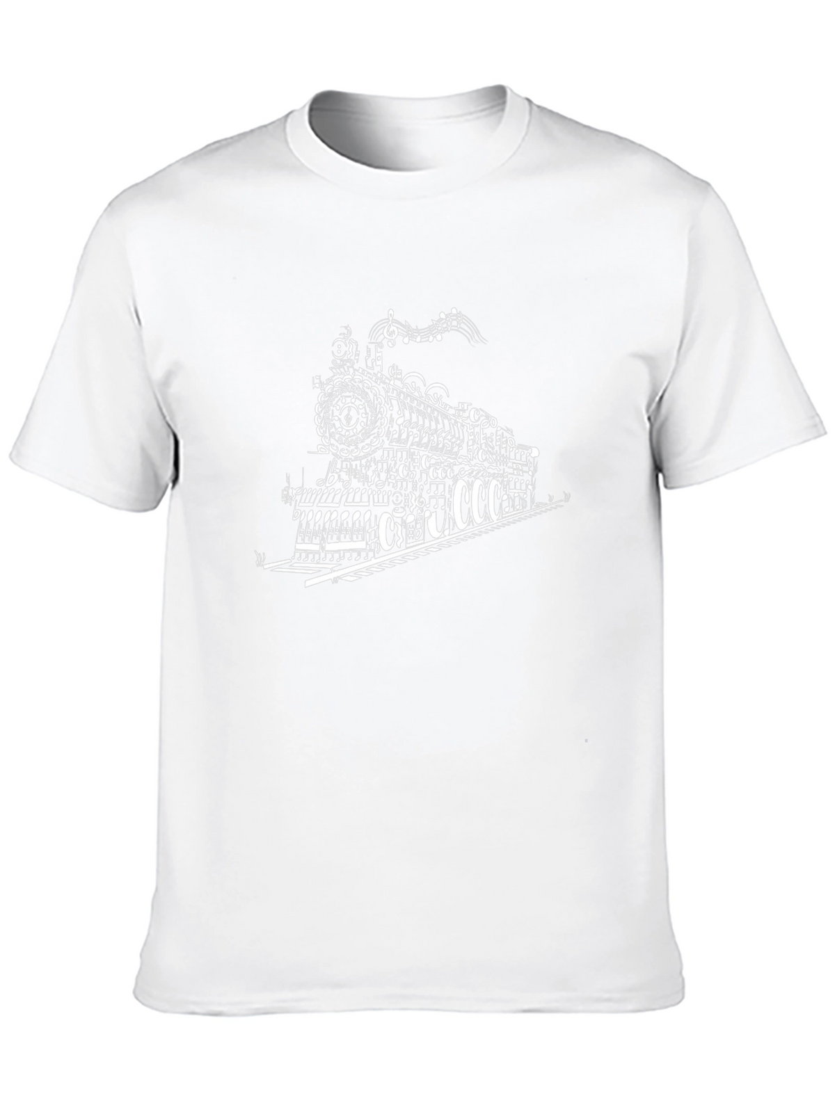 Music Train T-Shirt - Black Cotton Tee