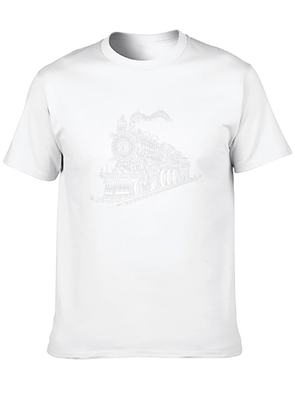 Music Train T-Shirt - Black Cotton Tee