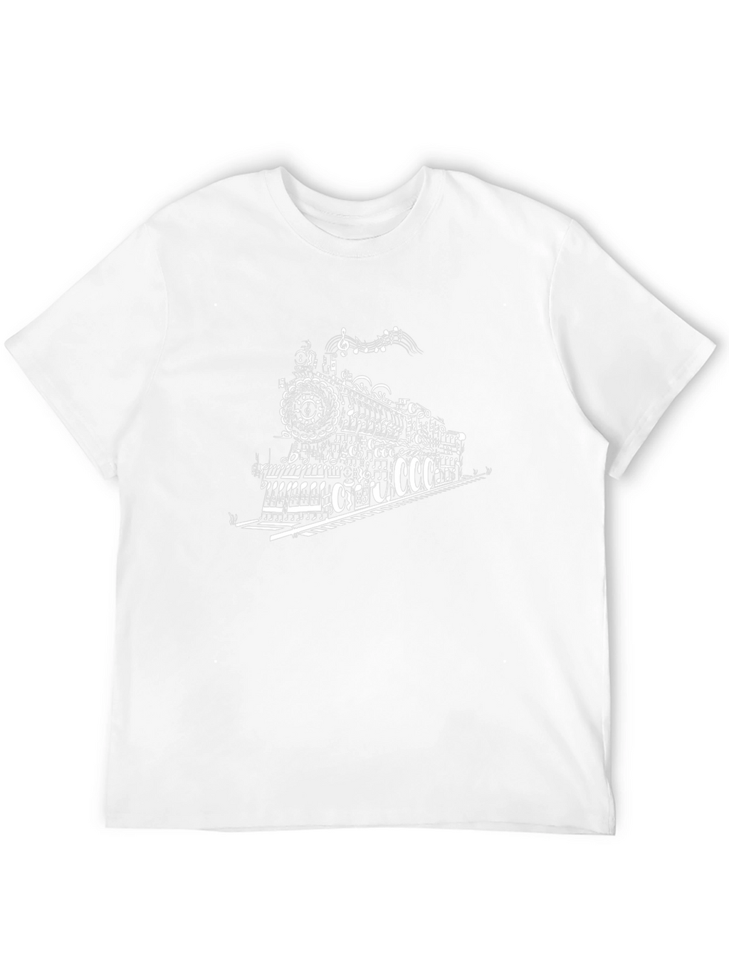 Music Train T-Shirt - Black Cotton Tee
