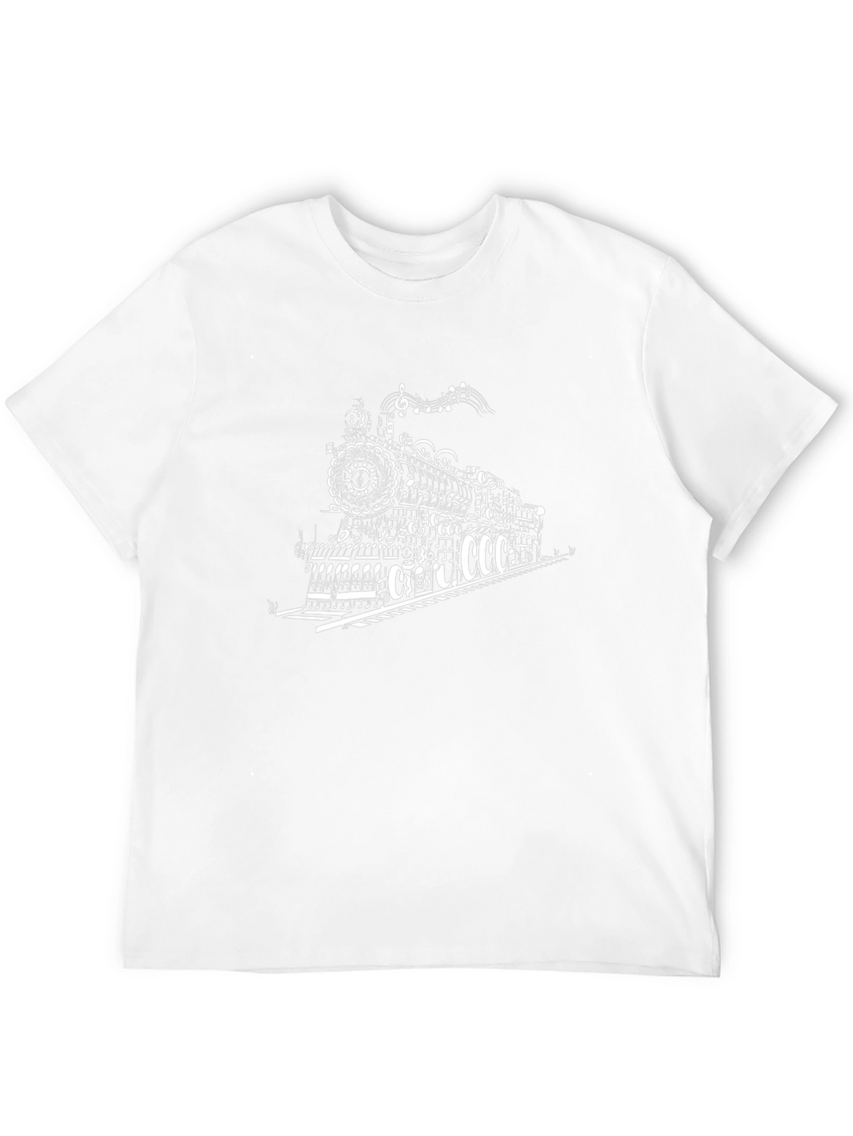 Music Train T-Shirt - Black Cotton Tee