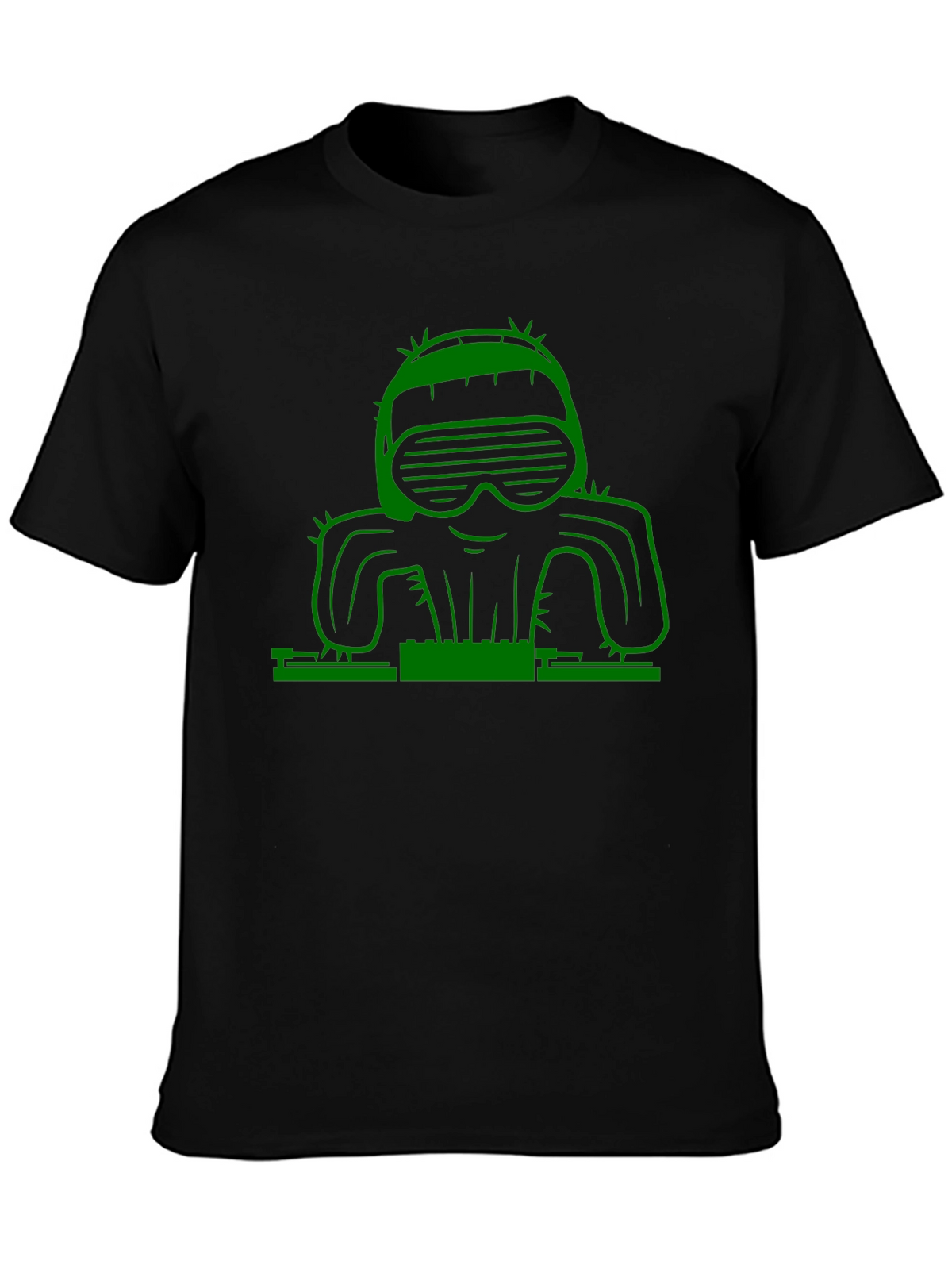 DJ Cactus Graphic T-Shirt - Cool & Unique Design