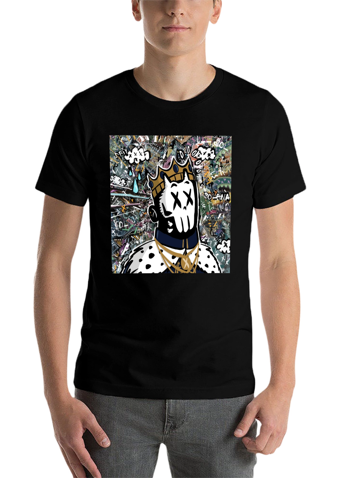 Graffiti King Black T-Shirt