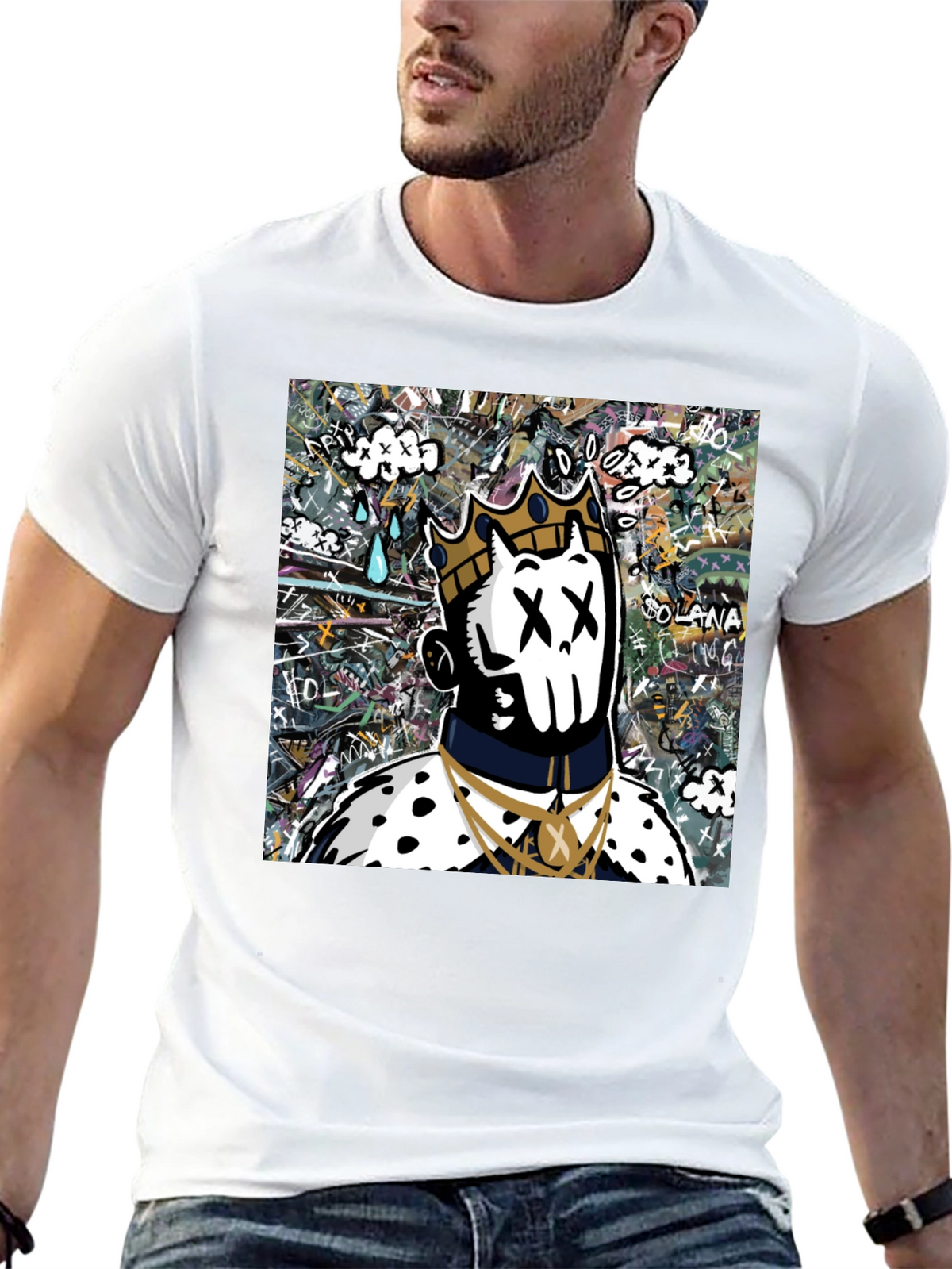 Graffiti King Black T-Shirt