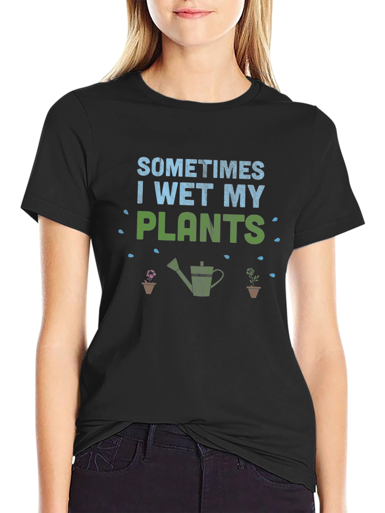 Funny Gardener T-Shirt - I Wet My Plants