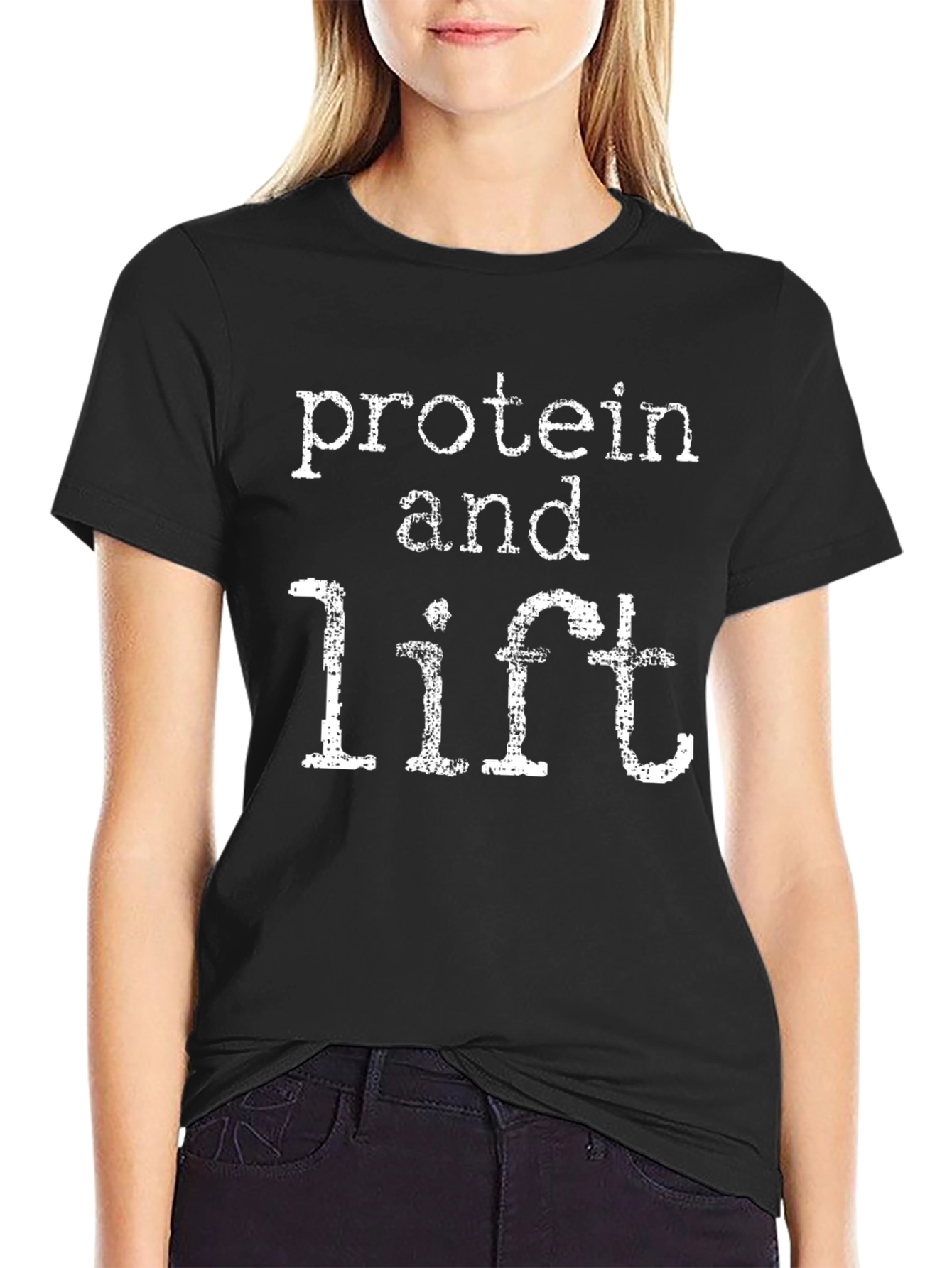 Protein and Lift Graphic T-Shirt