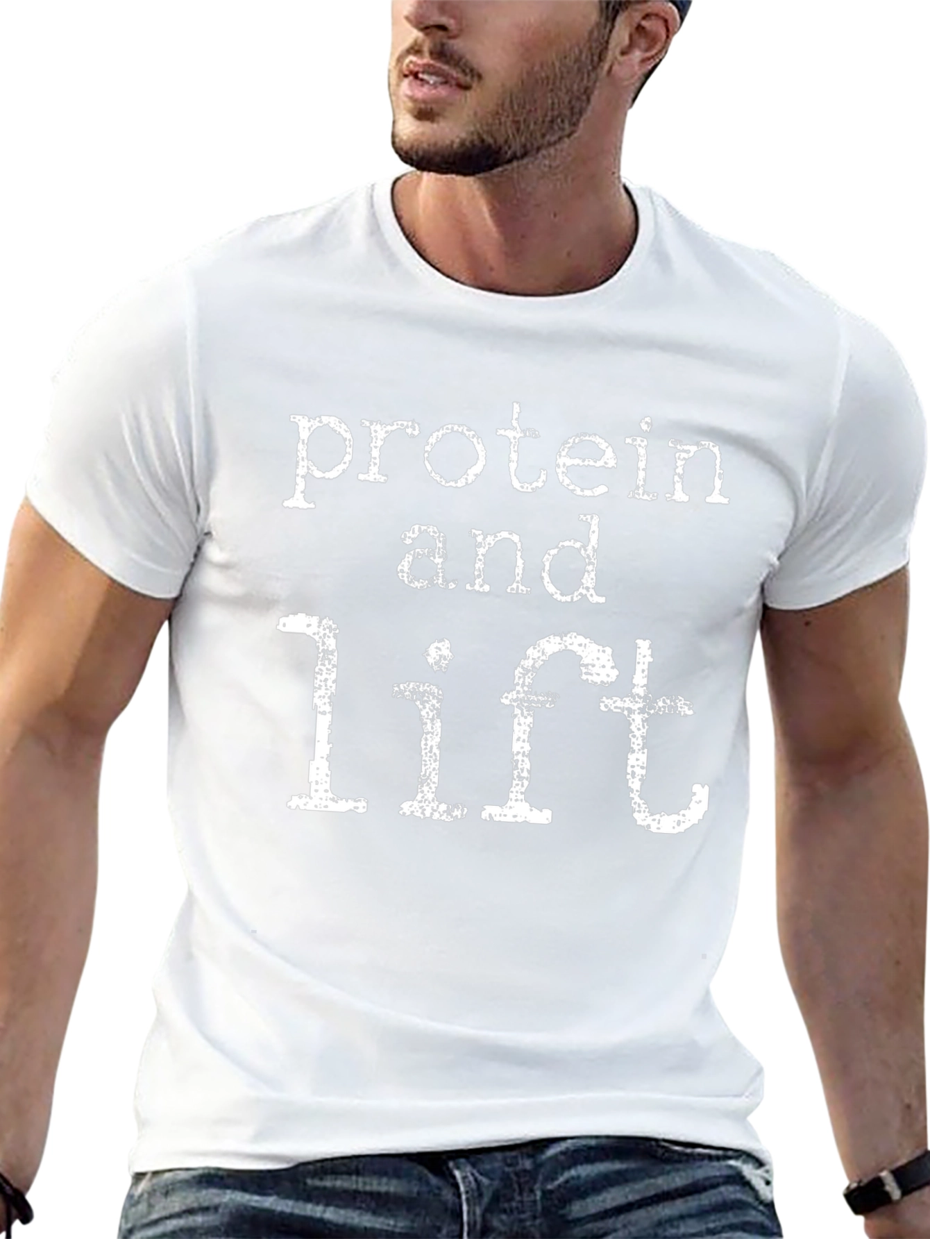 Protein and Lift Graphic T-Shirt