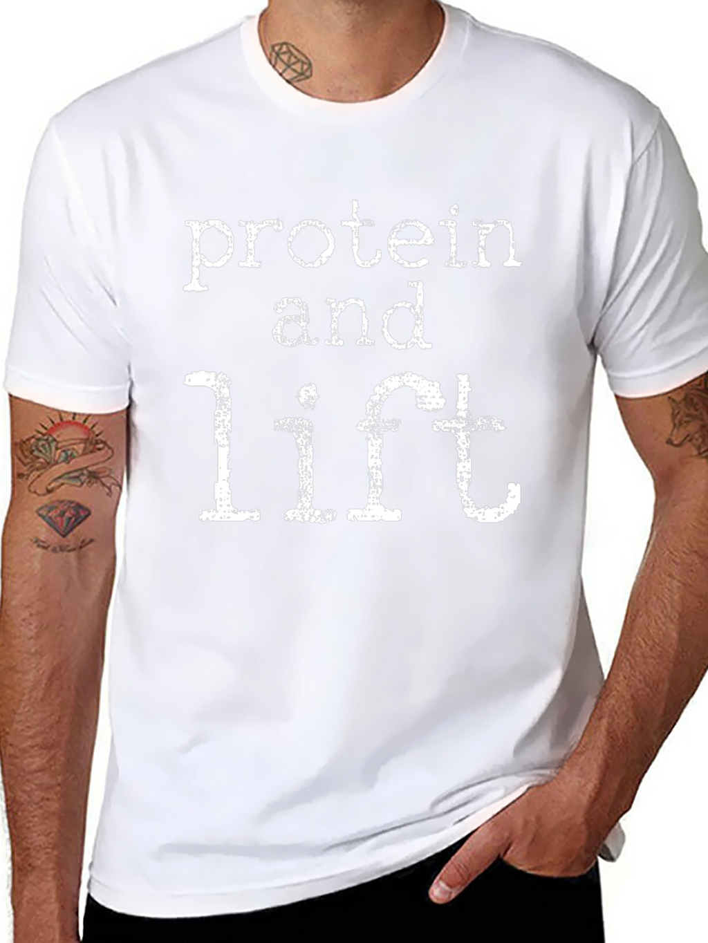 Protein and Lift Graphic T-Shirt