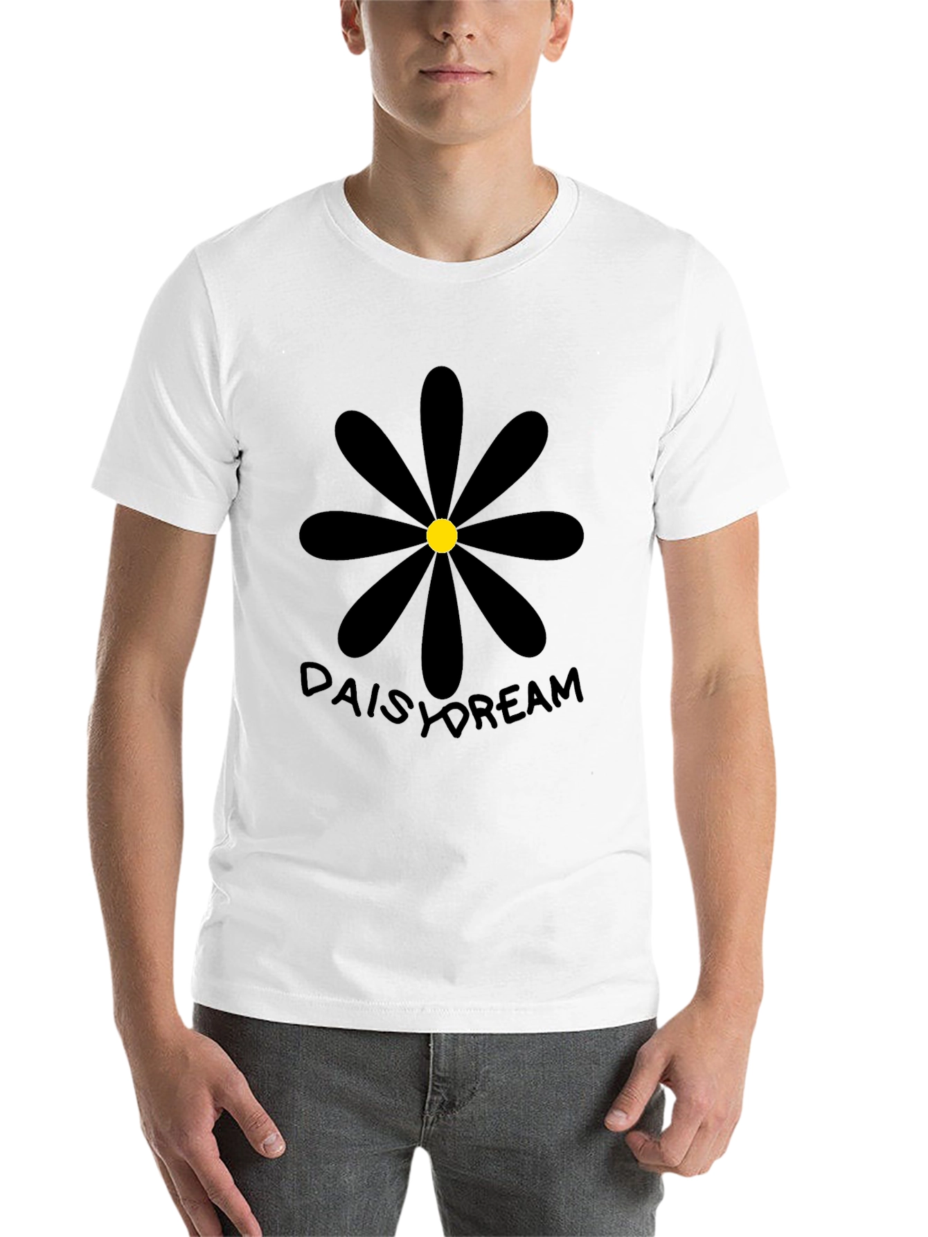Daisy Dream Black Graphic Tee