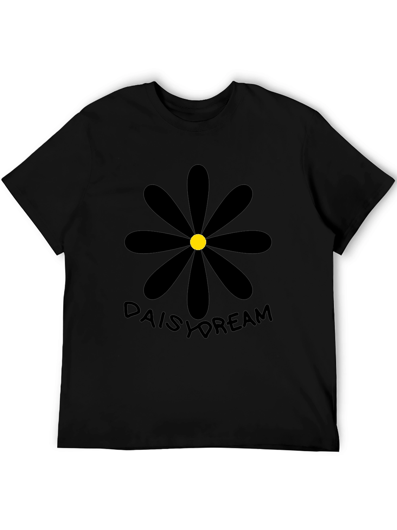 Daisy Dream Black Graphic Tee
