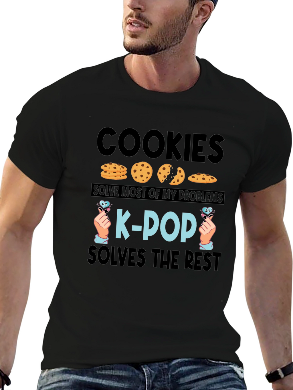 Cookies & K-Pop Solve Everything T-Shirt
