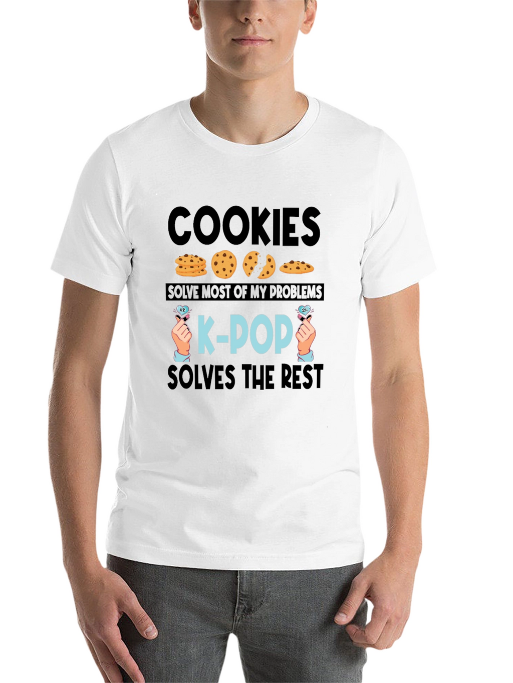 Cookies & K-Pop Solve Everything T-Shirt