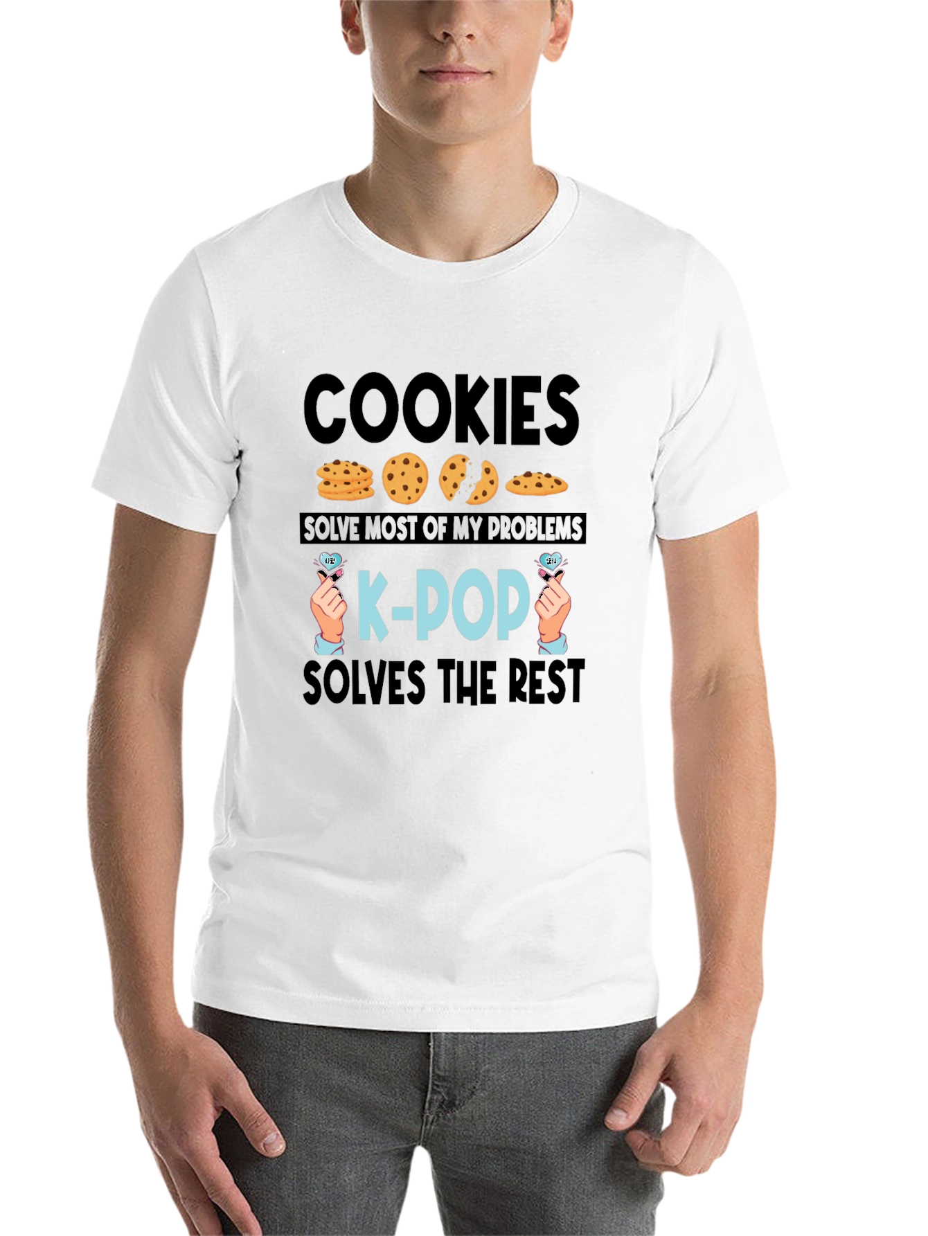 Cookies & K-Pop Solve Everything T-Shirt