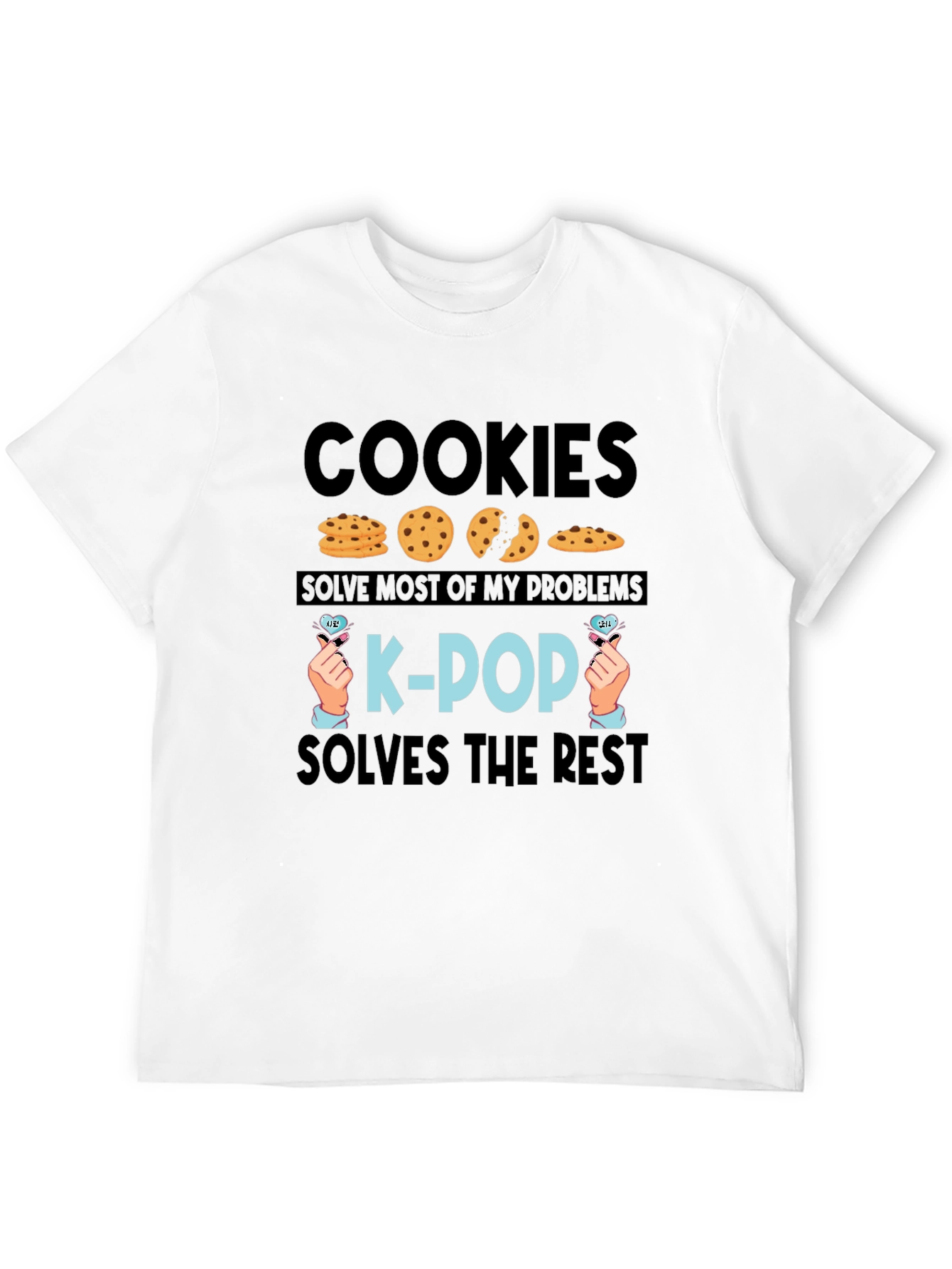 Cookies & K-Pop Solve Everything T-Shirt