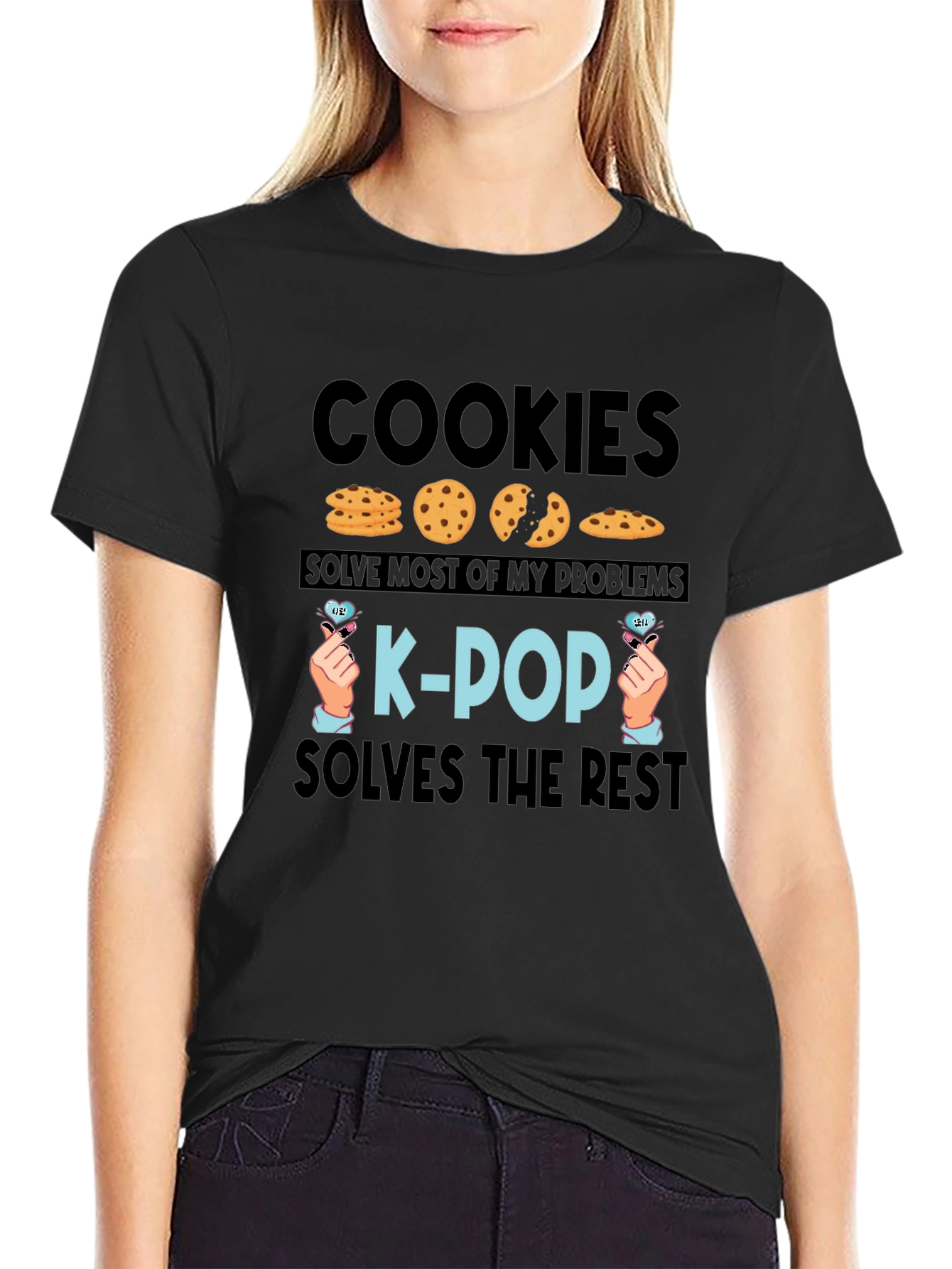 Cookies & K-Pop Solve Everything T-Shirt