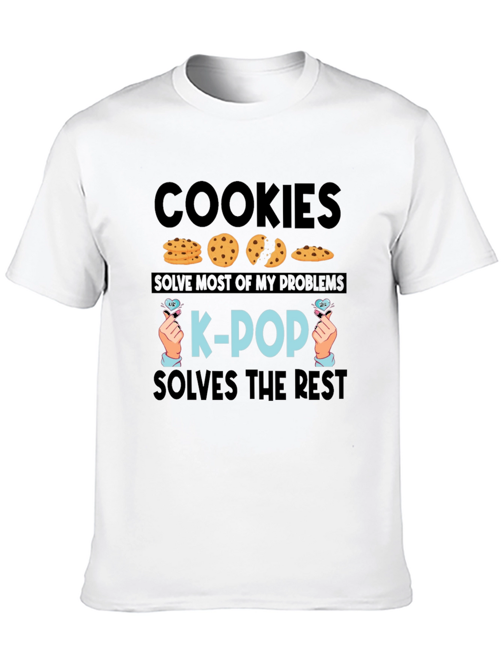 Cookies & K-Pop Solve Everything T-Shirt