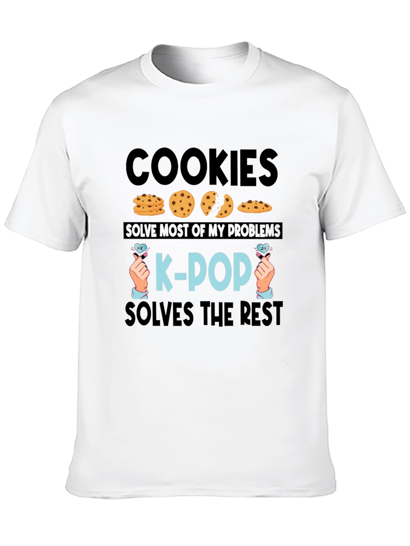 Cookies & K-Pop Solve Everything T-Shirt