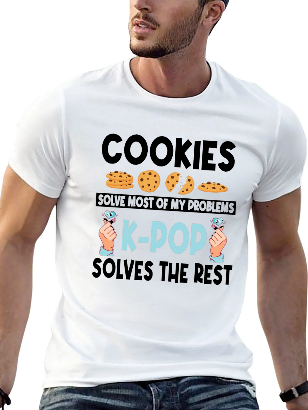 Cookies & K-Pop Solve Everything T-Shirt