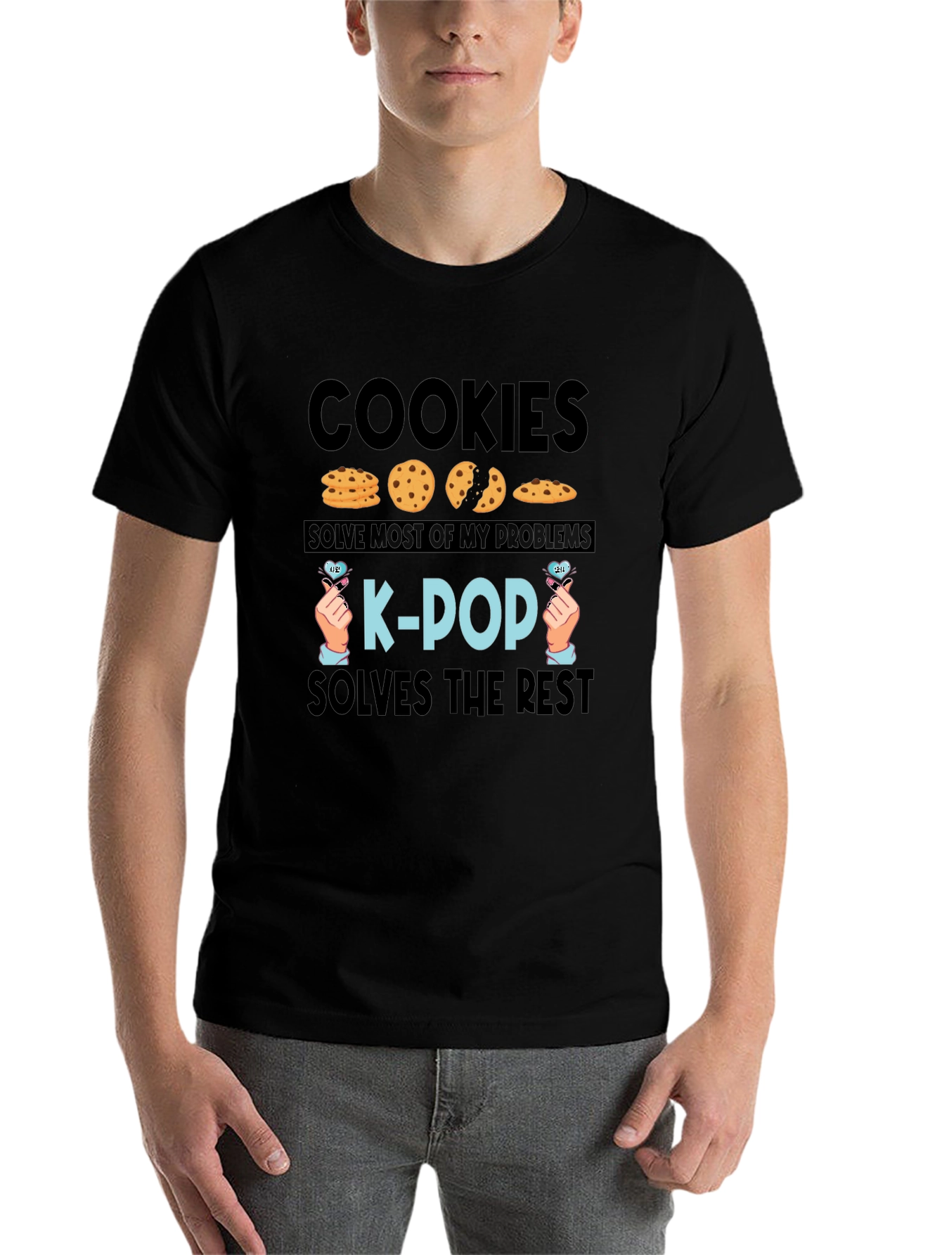 Cookies & K-Pop Solve Everything T-Shirt