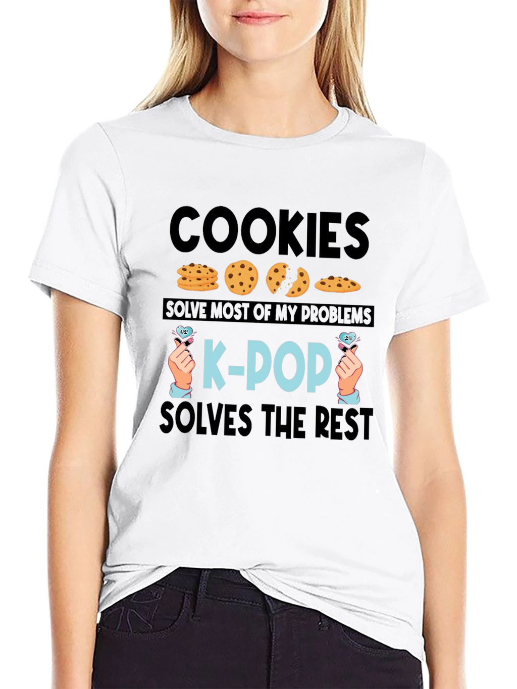 Cookies & K-Pop Solve Everything T-Shirt