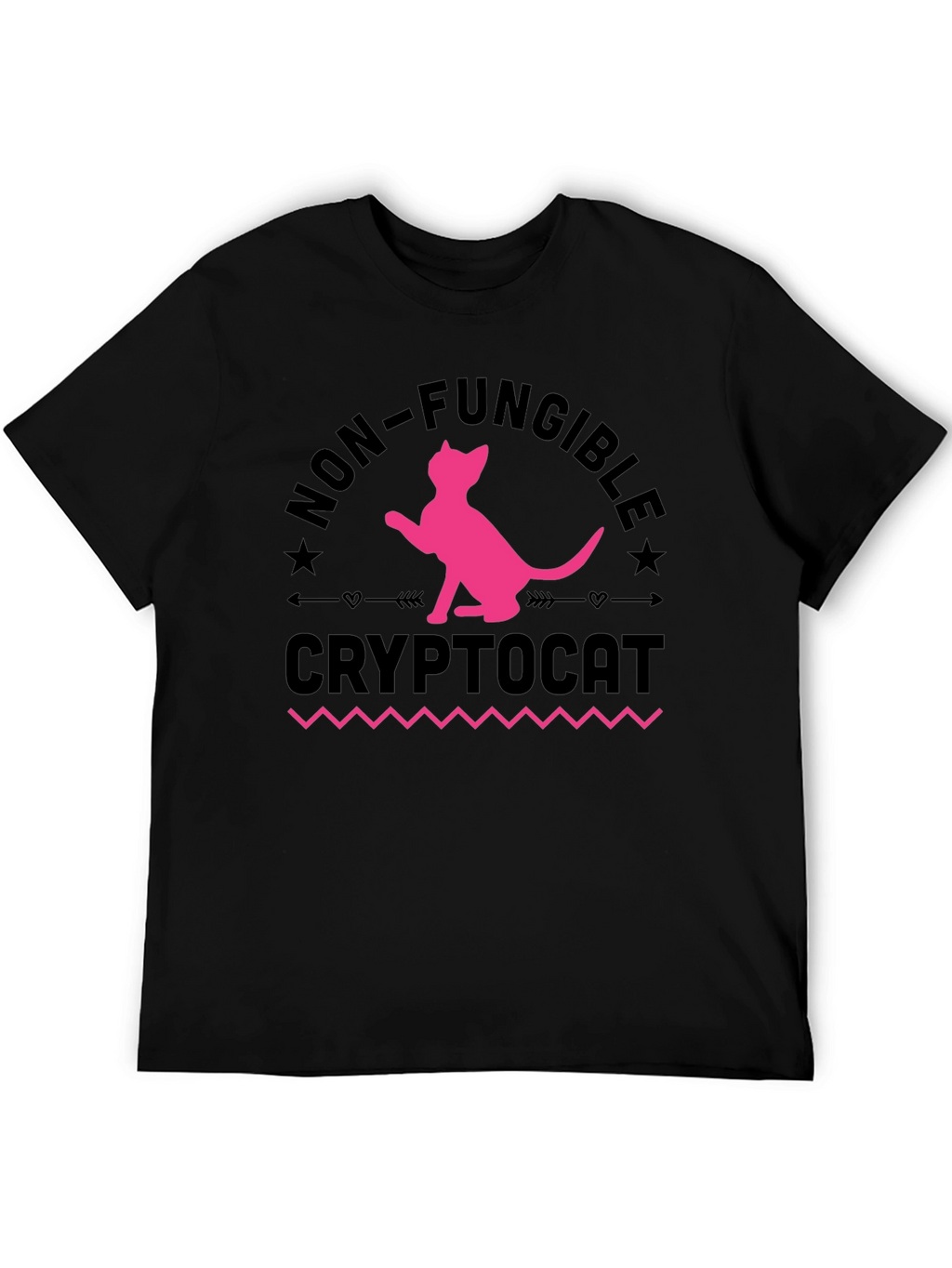 CryptoCat NFT T-Shirt - Non-Fungible Cat Design