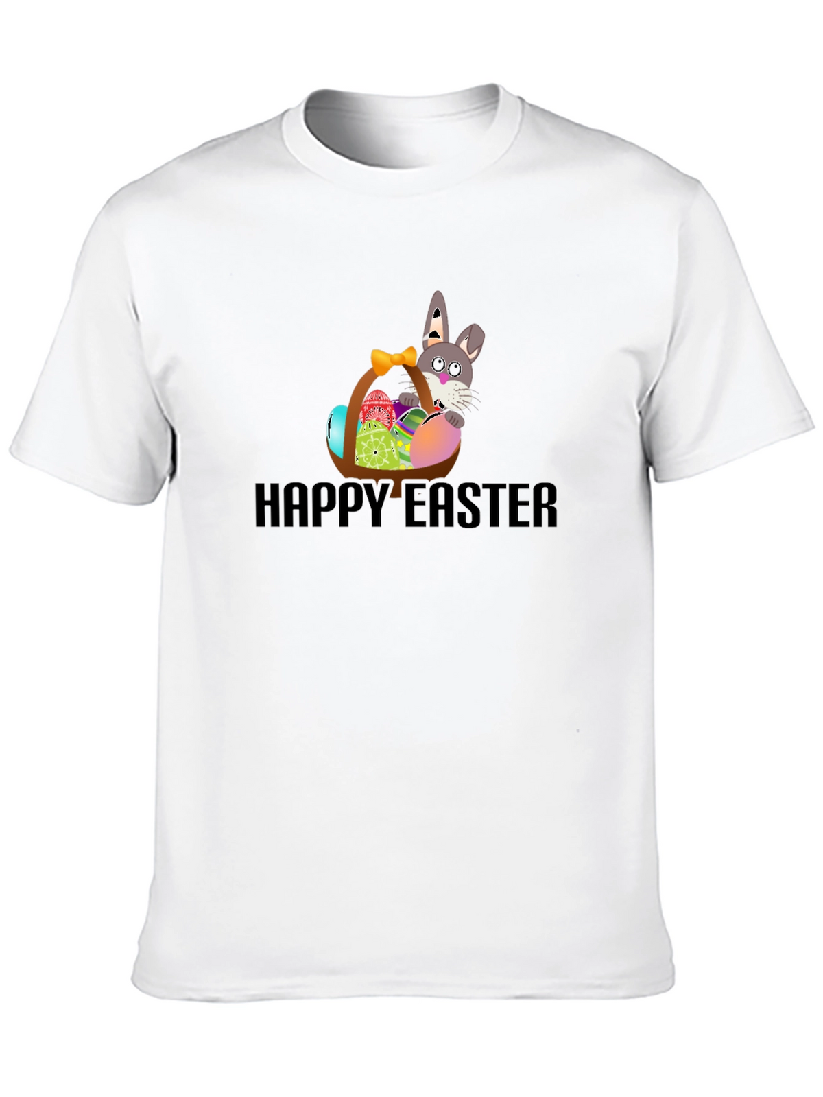 Happy Easter Bunny Basket T-Shirt