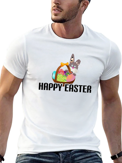 Happy Easter Bunny Basket T-Shirt