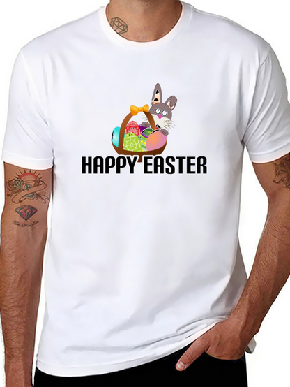 Happy Easter Bunny Basket T-Shirt