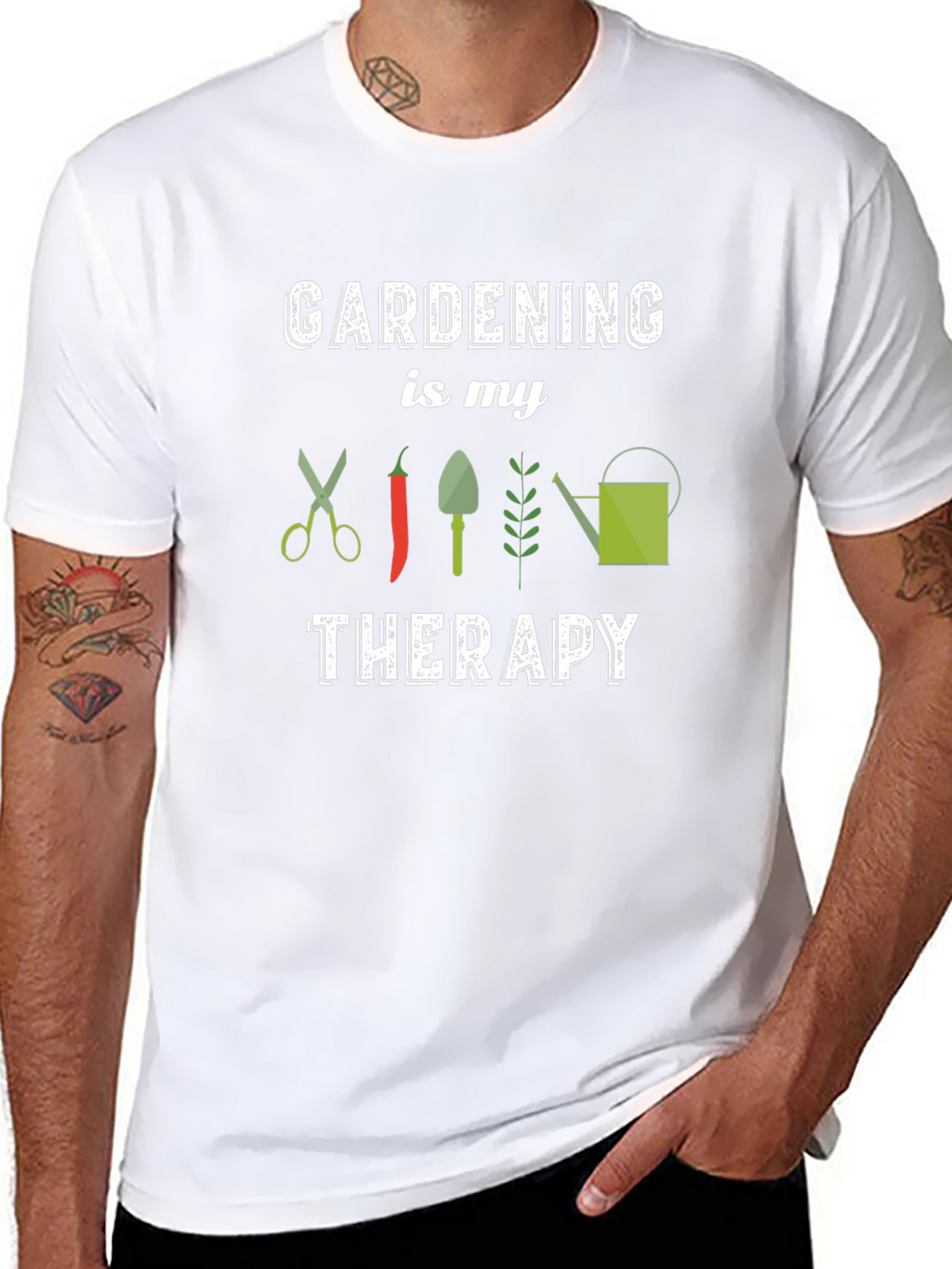 Gardening is My Therapy Graphic Tee