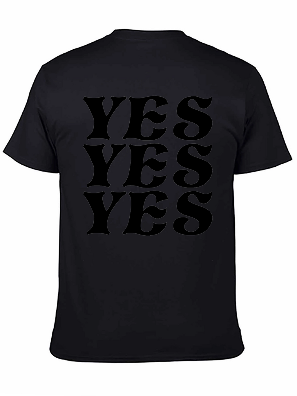 YES Graphic Tee - Minimalist Statement Shirt