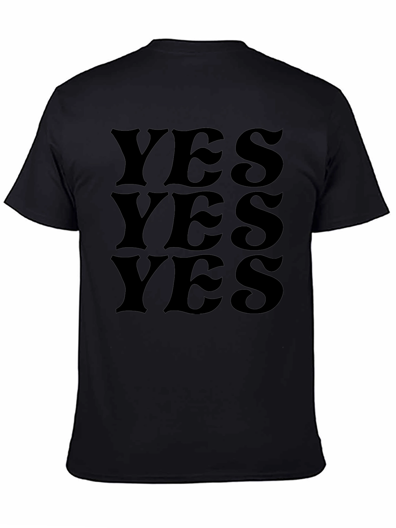 YES Graphic Tee - Minimalist Statement Shirt