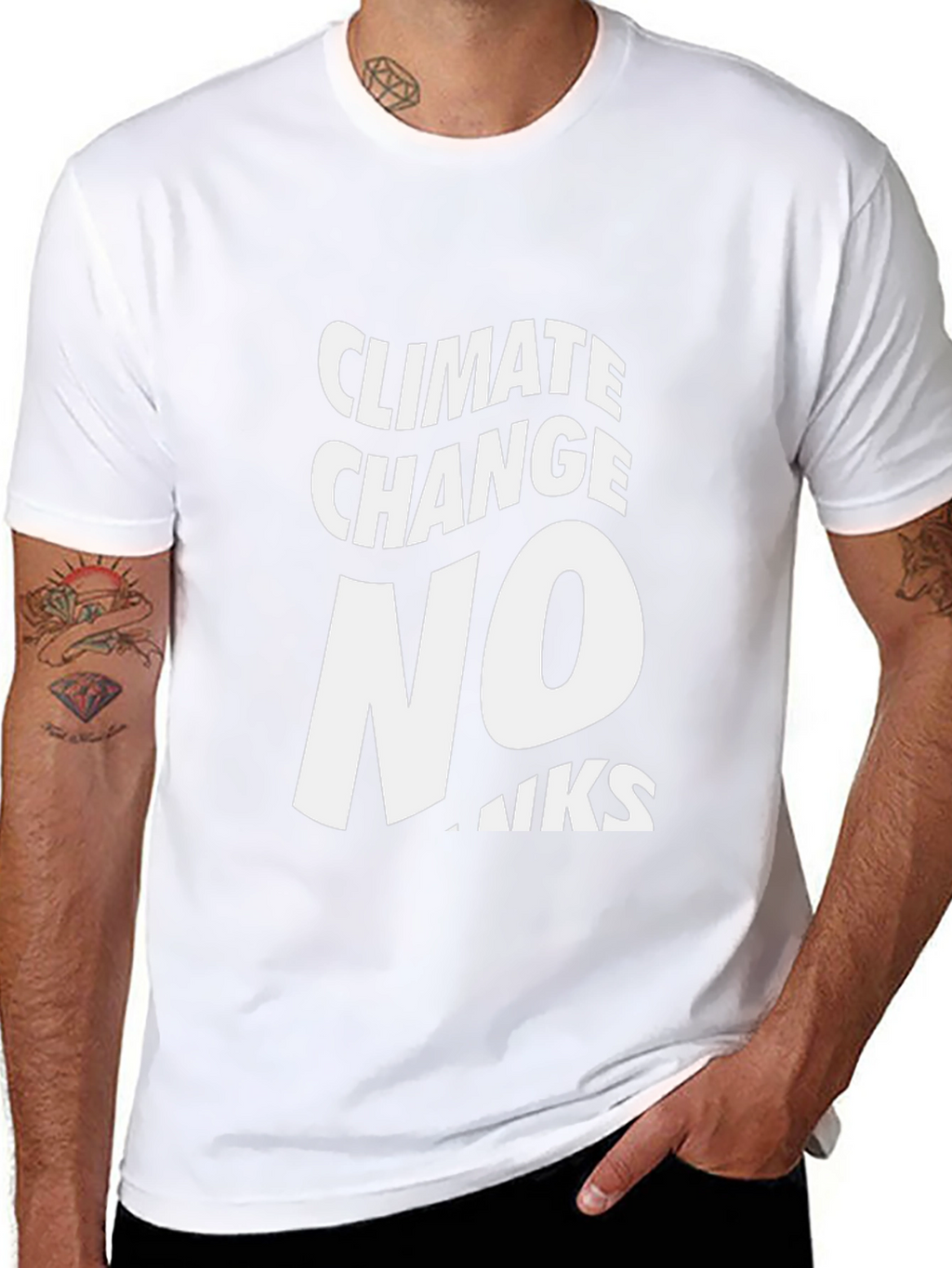 Climate Change No Thanks Graphic Tee