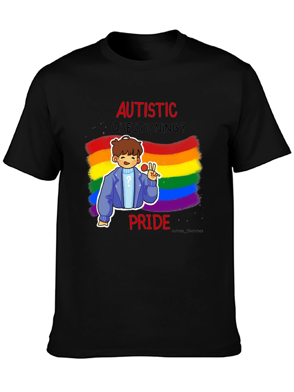 Autistic Questioning Pride T-Shirt