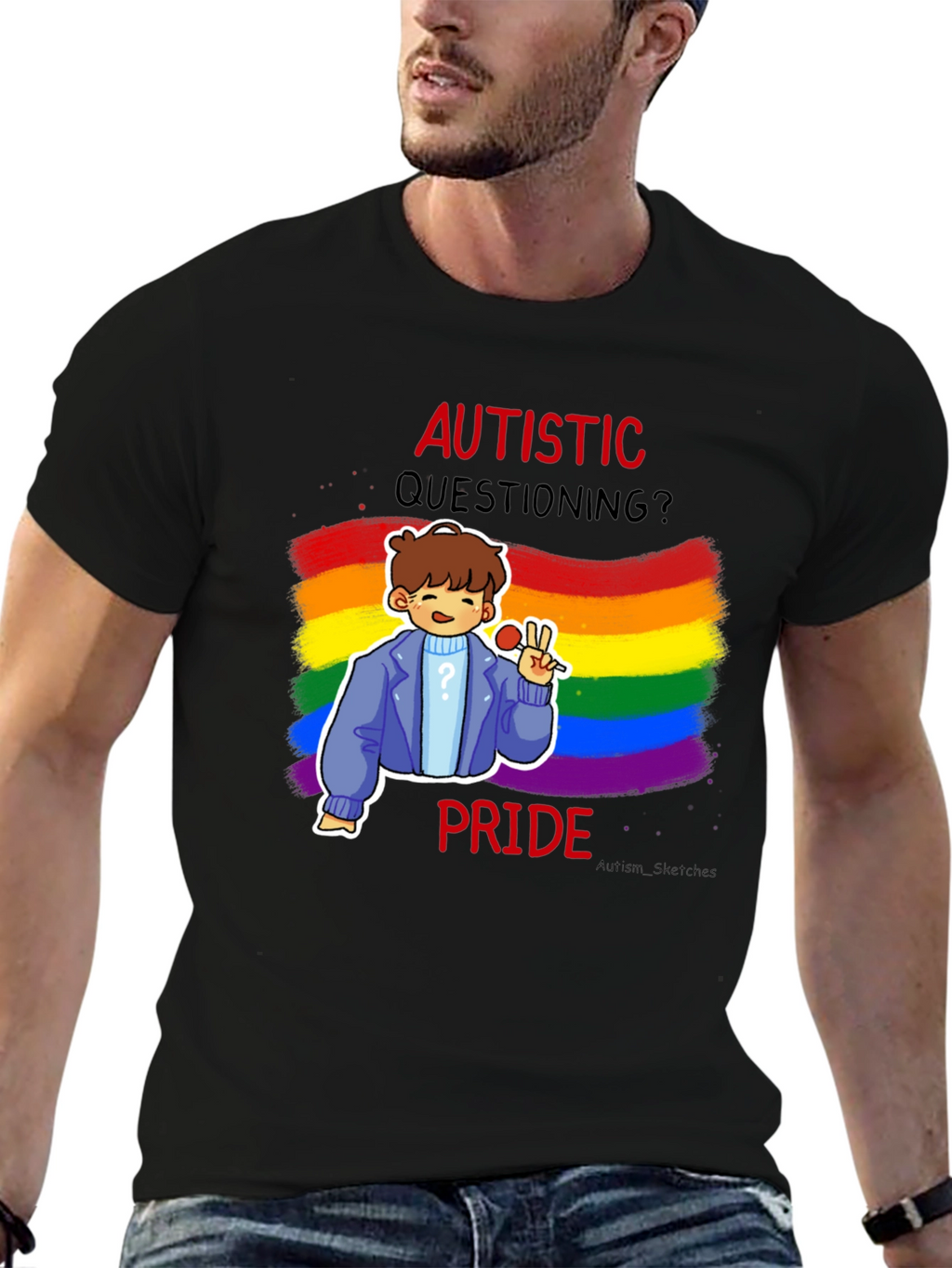 Autistic Questioning Pride T-Shirt