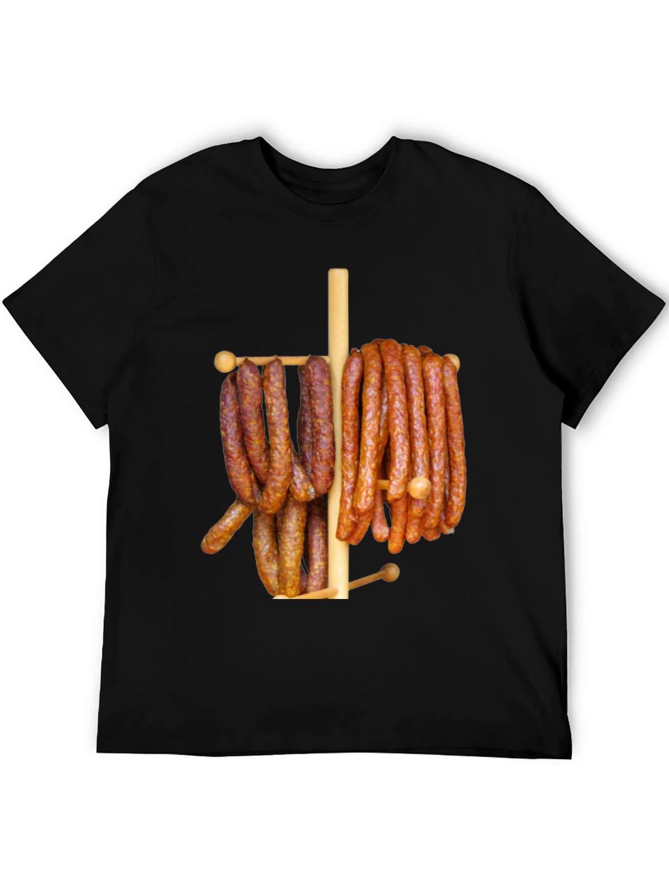 Funny Sausage Meat Lover Graphic T-Shirt
