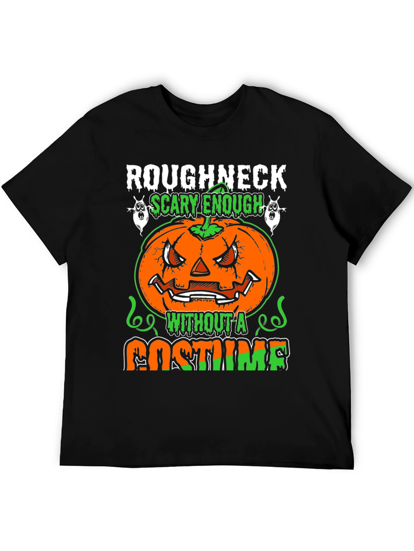 Roughneck Scary Enough Halloween T-Shirt