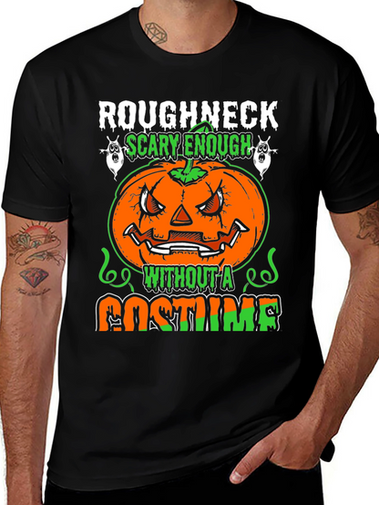 Roughneck Scary Enough Halloween T-Shirt