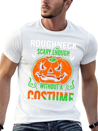 Roughneck Scary Enough Halloween T-Shirt