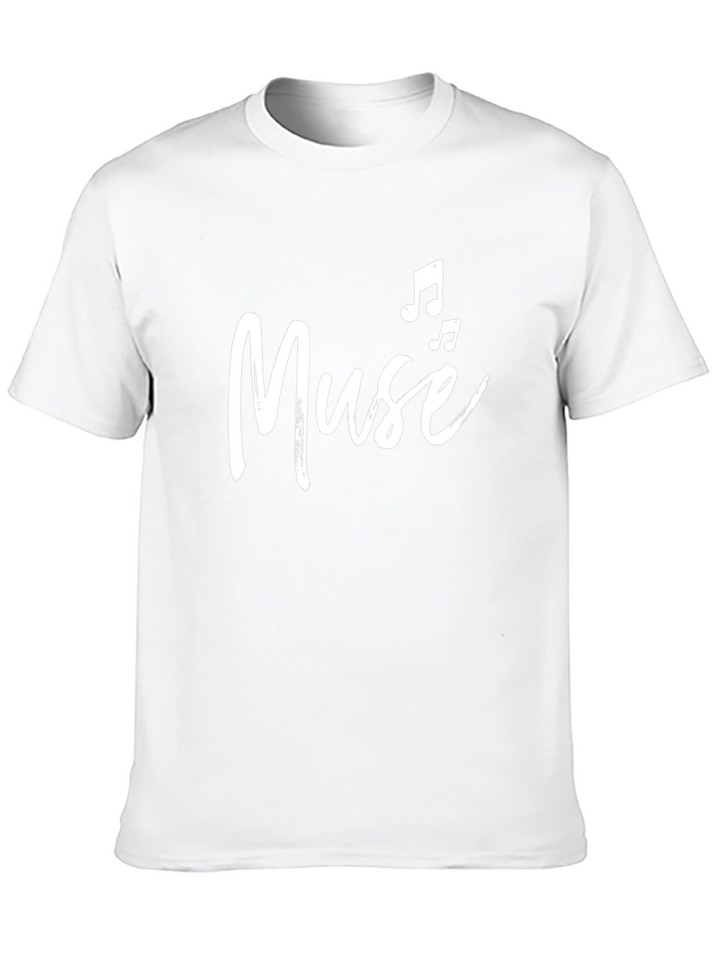 Muse Music Note Graphic Black Tee