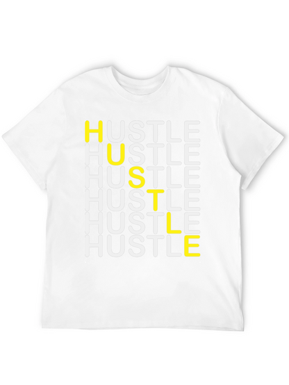 HUSTLE Graphic Tee - Stylish Motivation