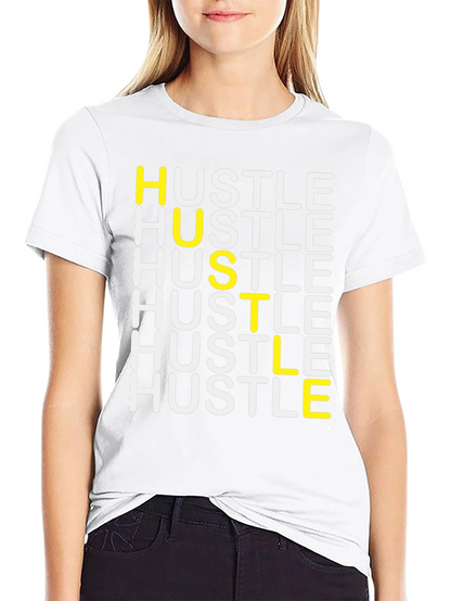 HUSTLE Graphic Tee - Stylish Motivation