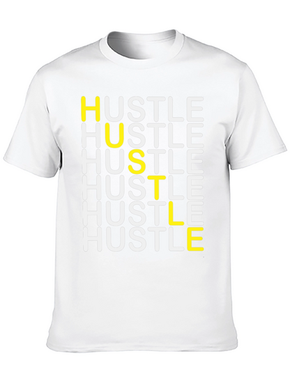 HUSTLE Graphic Tee - Stylish Motivation